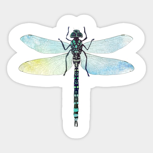 Dragonfly Sticker by Gaiamarfurt